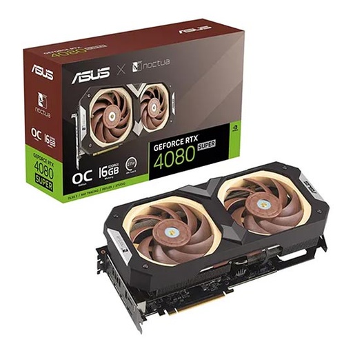 [693350] RTX 4080 SUPER OC NVIDIA GEFORCE ASUS NOCTUA 16GB GDDR6X Graphic Card - Black