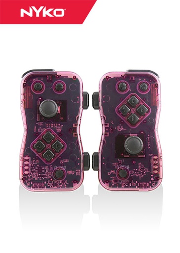 [625174] Nyko NS Joy-Con Dualies - Pair of Motion Controllers - Purple/White