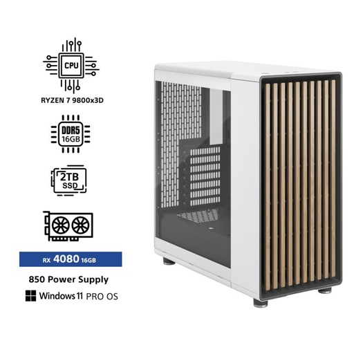 [698458] Fractal Design RTX 5080 EX2 Ryzen 7 9800X3D/32 GB RAM/2TB SSDM.2 / WIN11 Gaming PC