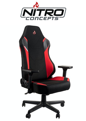 [676216] Nitro Concepts X1000 - Black/Red Gaming chair