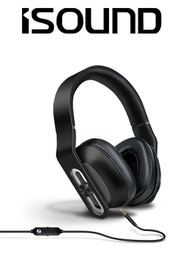 [676625] ISOUND HM-330 WIRED HEADPHONES - BLACK