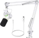 Maonocaster PD200XS Microphone Set with Boom Arm- White