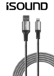[676638] ISOUND 10FT(3M) DuraPower LIGHTNING CABLE REINFORCED WITH KEVLAR