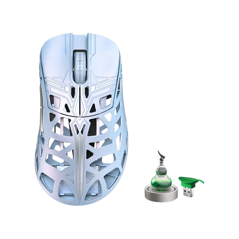 WLMOUSE × The Swords Magnesium Alloy Wireless Gaming Mouse Ice Blue ...