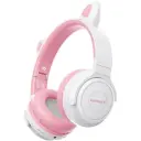 Promate Panda Wireless Over Ear Headphone Bubble Gum