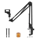 Maonocaster BA20 Heavy Duty All Steel Construction Flexible and Adjustable Boom Arm