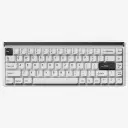 MelGeek Made68 UltraV2 Classic White Gaming Keyboard