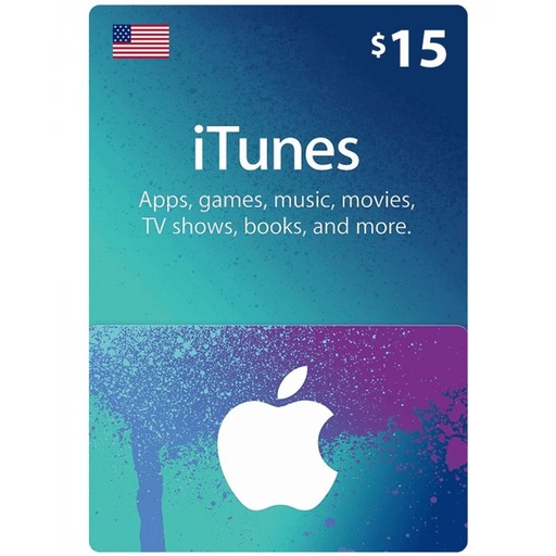 [677293] iTunes gift card 15$ US Account [Digital Code]