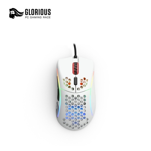 [678386] Glorious Model D- RGB Gaming Mouse - Matte White